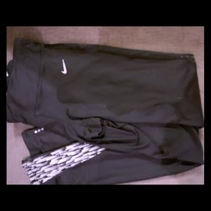 Nike running pants with tie